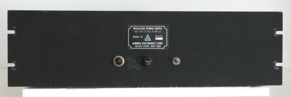 Lambda Model 29 Regulated Power Supply : S/N 8458