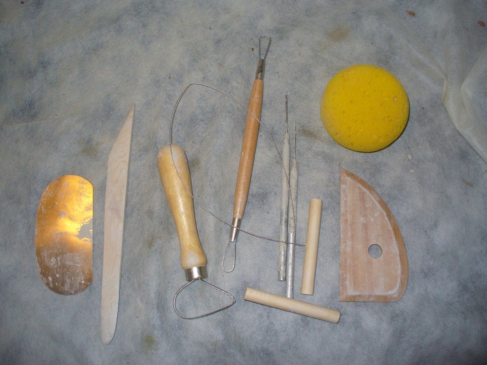 Lot of 9 Clay Tools
