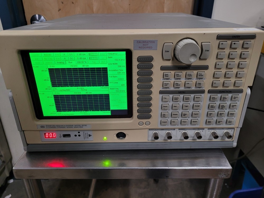 SRS Stanford Research Systems SR785 2 Channel Dynamic Signal Analyzer