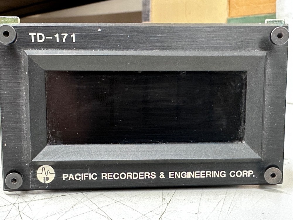 Pacific Recorders & Engineering TD-171 Digital Time Slave Clock