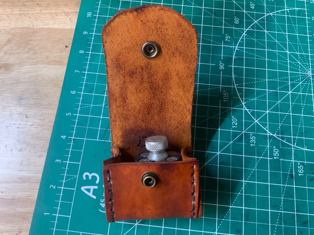 Handmade Leather Speed loader/Cylinder Pouch Belt Attach