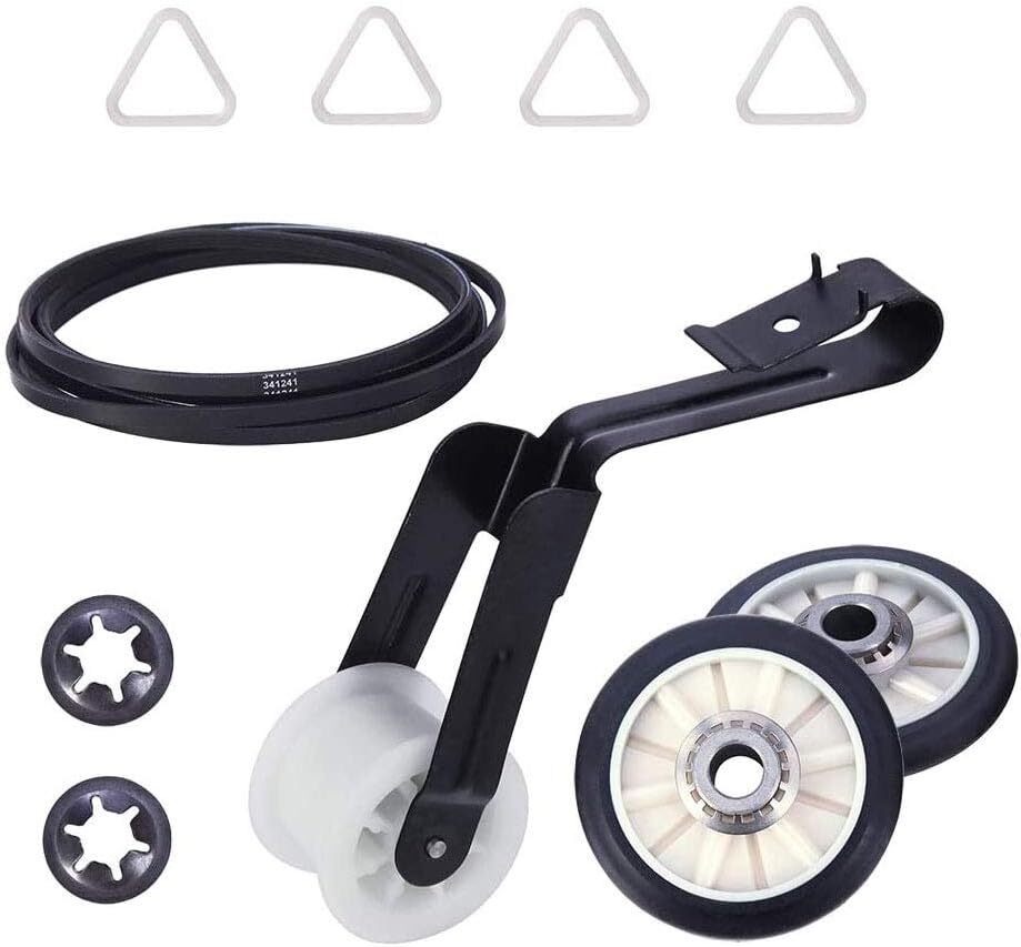 for Whirlpool WED4815EW1 Dryer Rollers Belt Pulley Kit