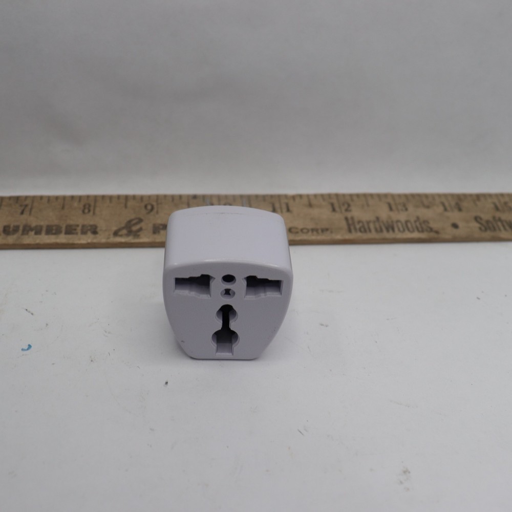 Travel Electrical Plug Converter Power Adaptor White