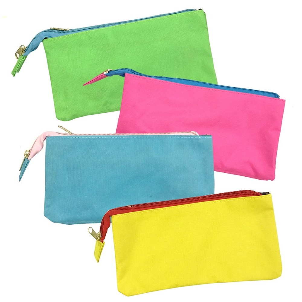® Three Layer Multifunctional Pencil Case Cosmetic Bag, Yellow