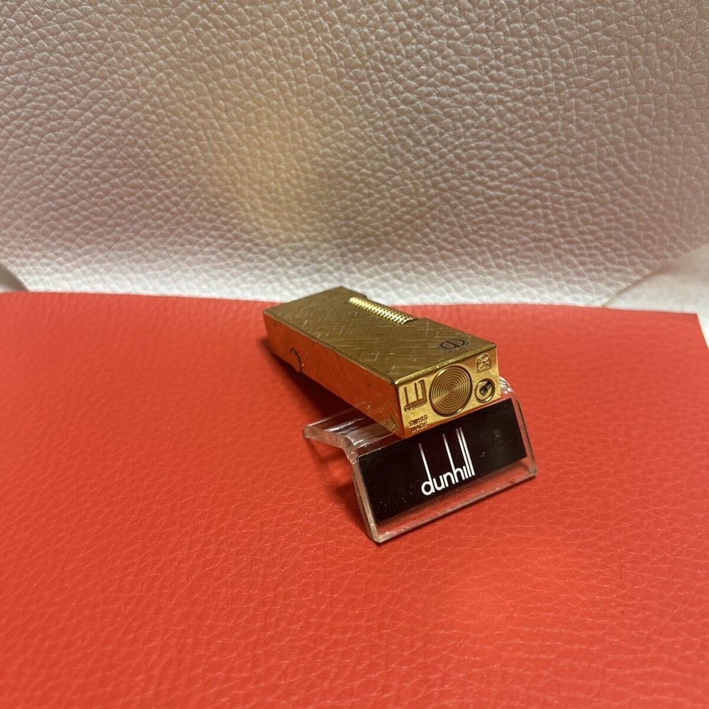 Overhauled Dunhill Rollagas lighter Gold d mark without box