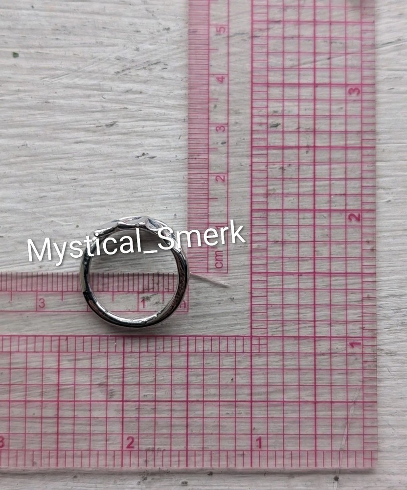 Haunted Doll Active Spirit Negative Demon Cursed Witch Devils Tail Silver Ring L