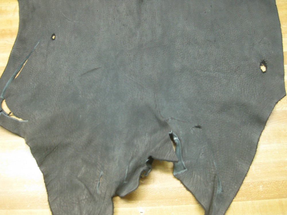 Black Top Grain Deer Leather # 0010486 ROW 71
