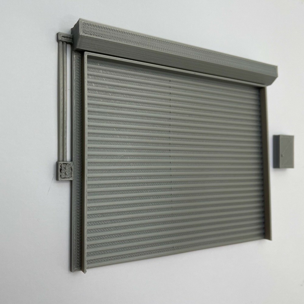 1:24 Scale Model Diorama Garage Workshop Door