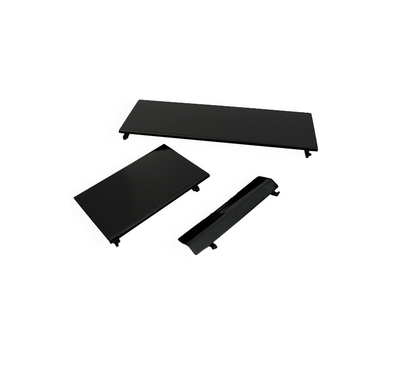 Wii Replacement Console Door Cover Set - Black