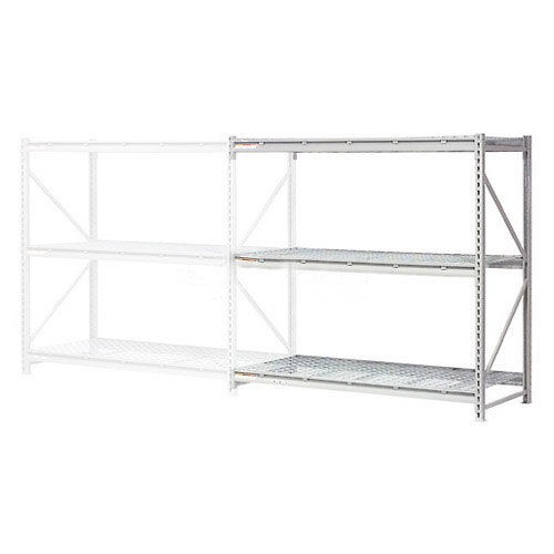 Extra High Capacity Bulk Rack With Wire Decking Add-On Unit 96"W x 18"D x 72"H