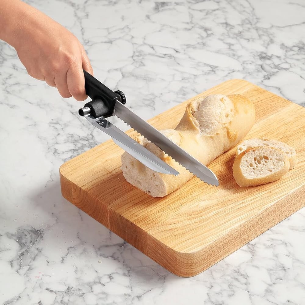 Valley Traders Knife with Adjustable Slicing Guide by Chef's Pride