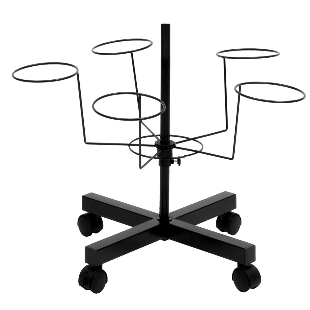 7 Layers 35 Hooks Rotating Display Stand Hat Rack Shop Display Spin Rack NEW