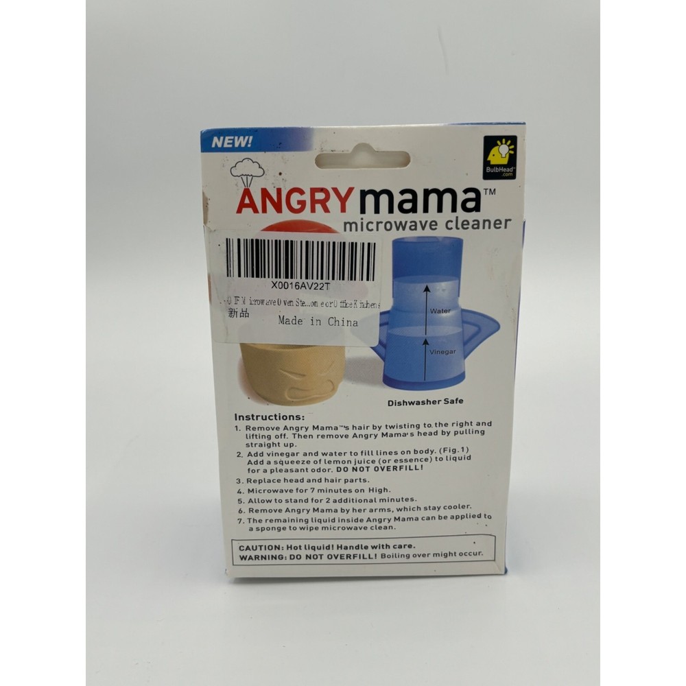 Angry Mama Microwave Cleaner New