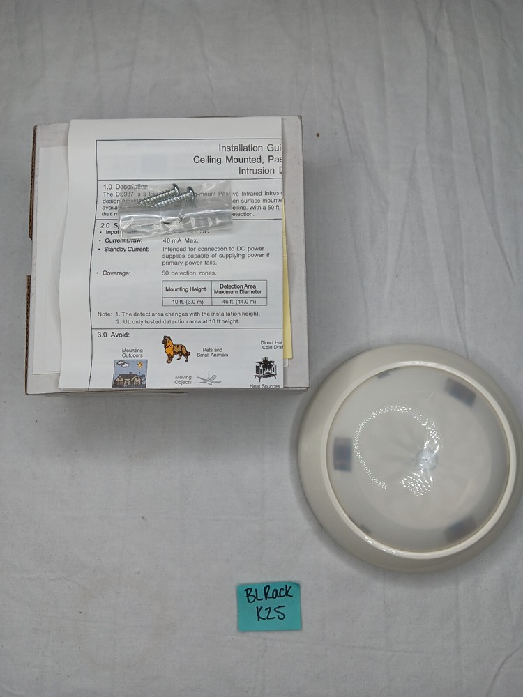 Bosch DS937 Ceiling Mount Motion Detector - White