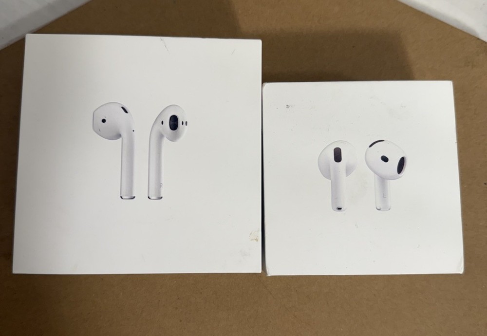 Two AirPod Empty Boxes (2) ONLY different Sizes Good Condition