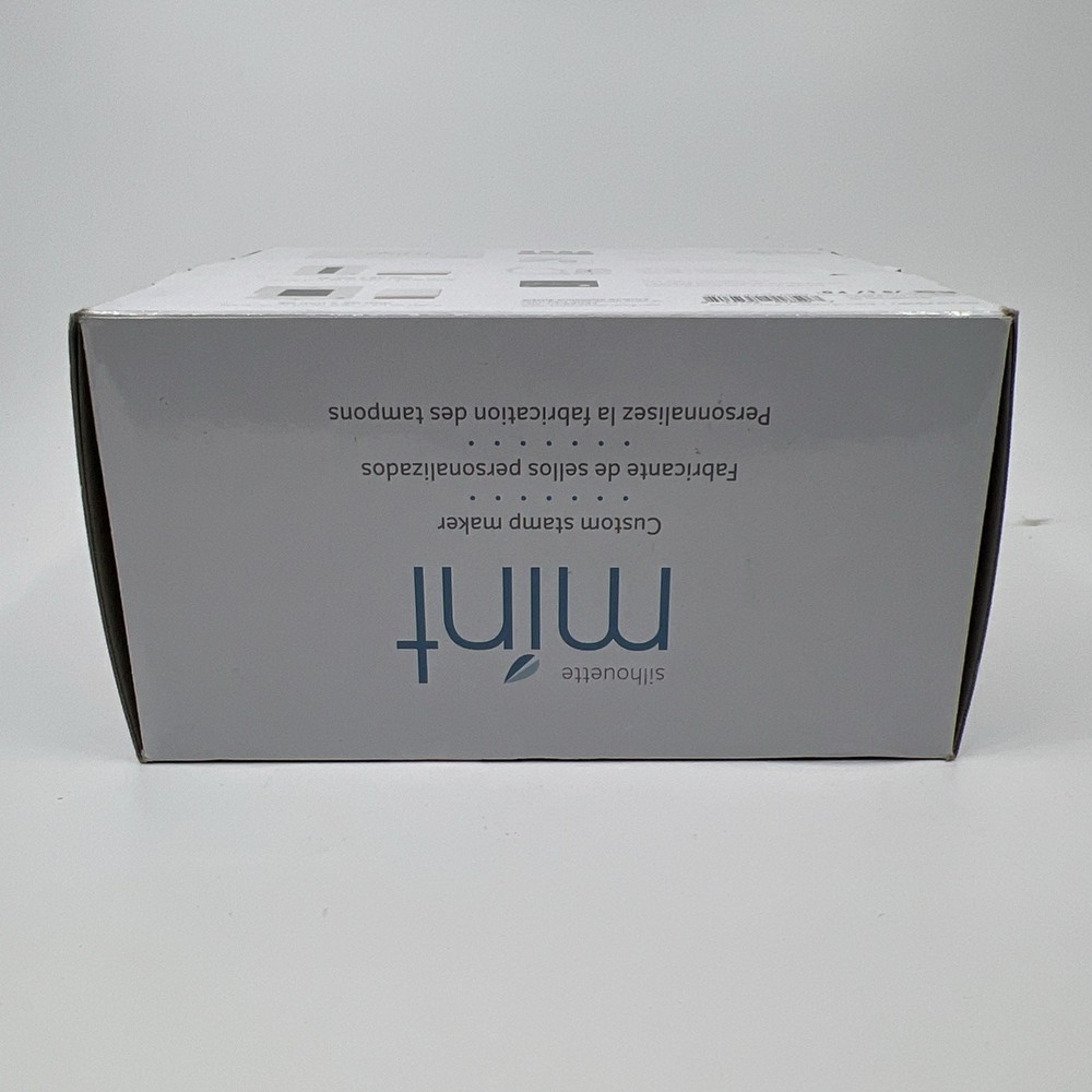Silhouette Mint Custom Stamp Maker w Stamp Kits