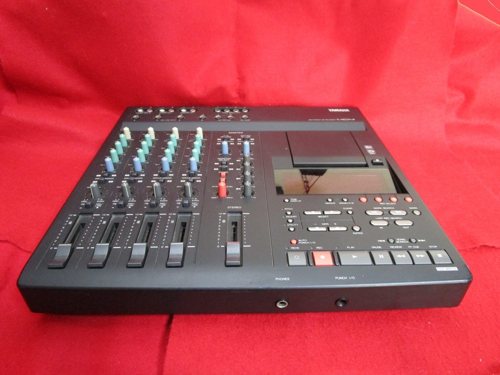 YAMAHA MD4 Mini disc Digital Multi-Track Recorder MTR TESTED w/cable #2