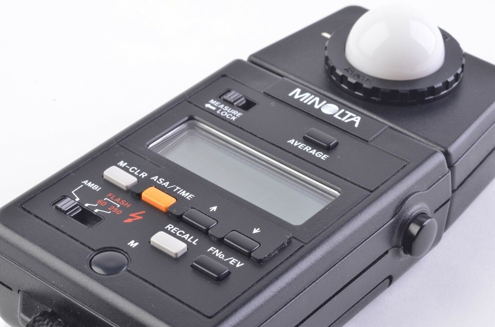 Minolta Autometer IIIF Digital Flash Meter, Strap, Tested, Clean