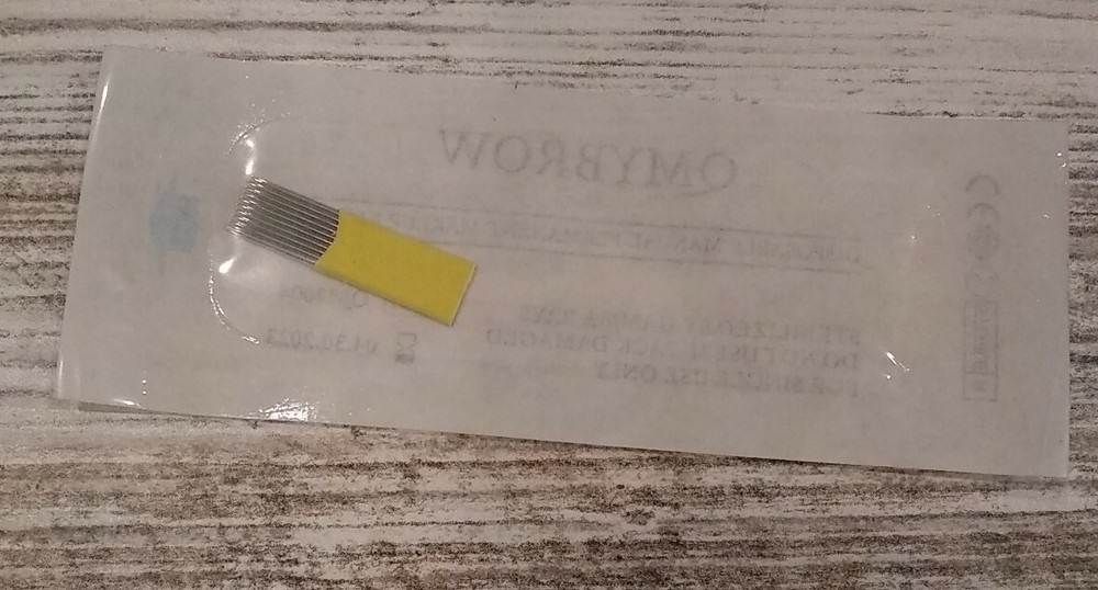 Disposable Microblading Needles For Manual Permanent Make-Up Qmybrow 98ct