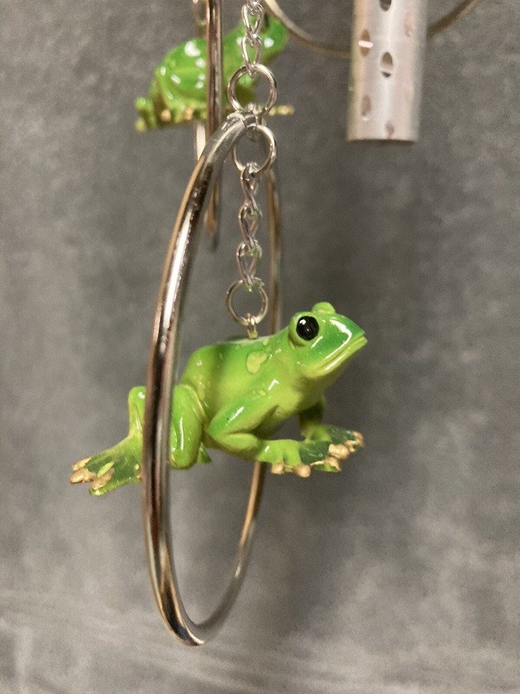 Plastic Frog Wind Chime