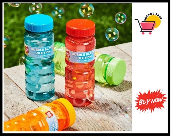 Play Day 4 FL OZ Bubbles, 8 Pack, 4 Colors