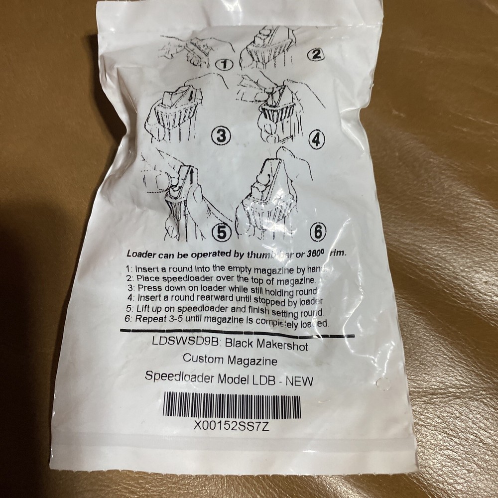 LDSWSD9B Black Makershot Speedloader Model LDB