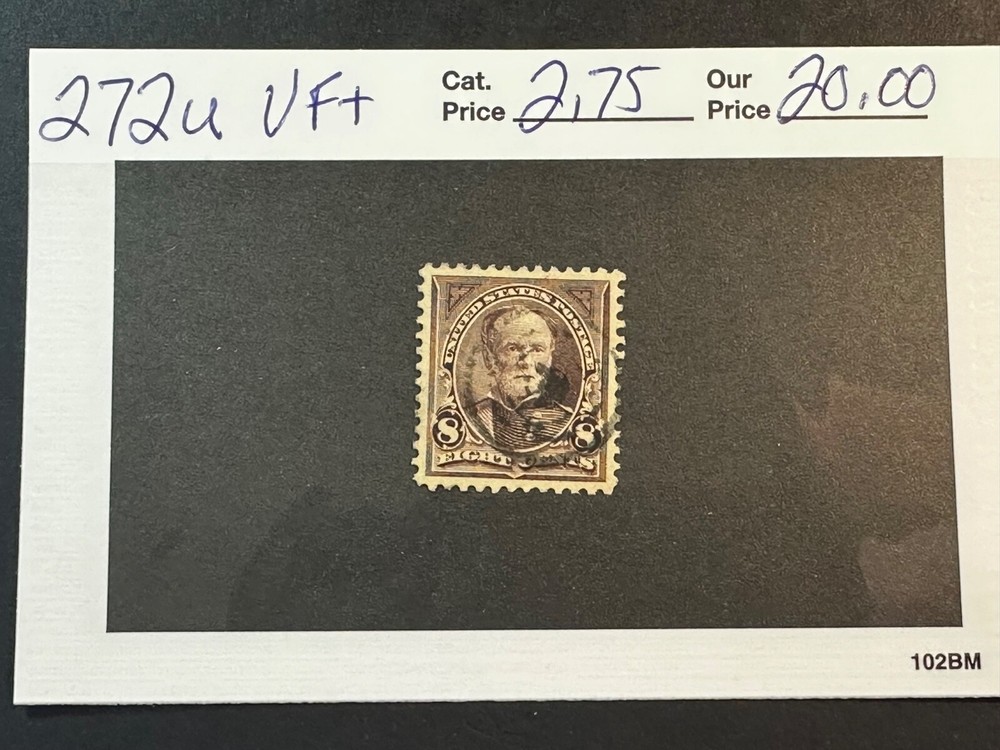 Scott # 272   VF+   2024 Scott Catalogue Value $ 2.75