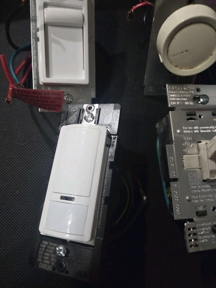 Receptacal Switch Lot Leviton Lutron 6 Pcs