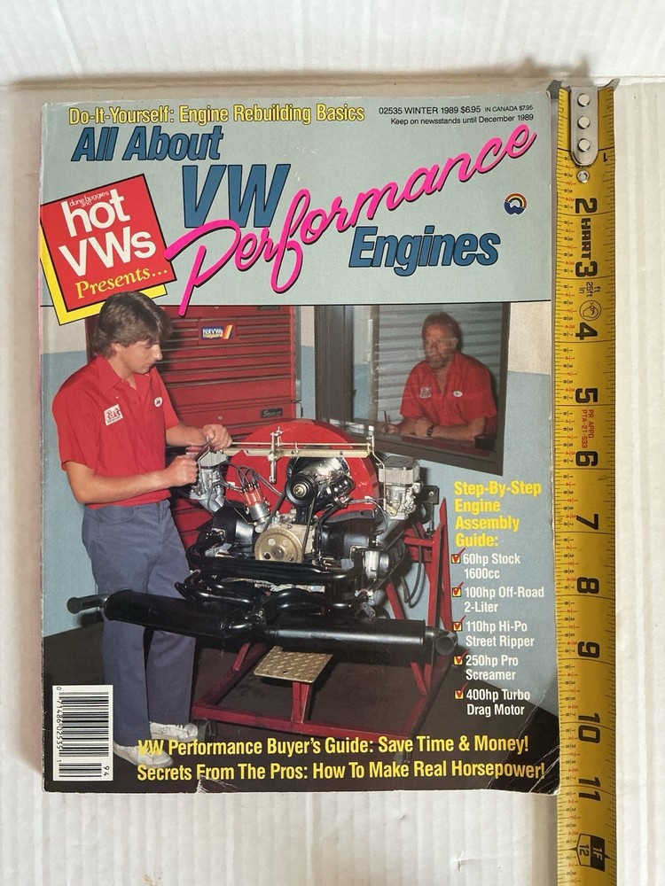 All About VW Performance Engines DIY Engine Rebuilding Basics Manual 1989