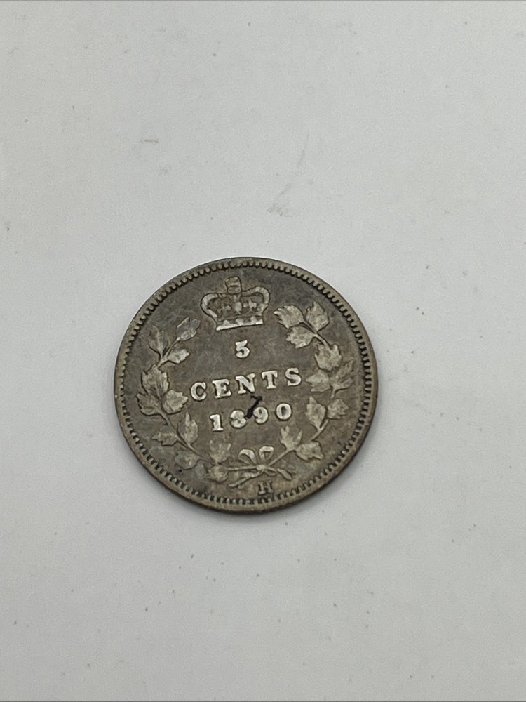 1890-H Canada 5 Cents