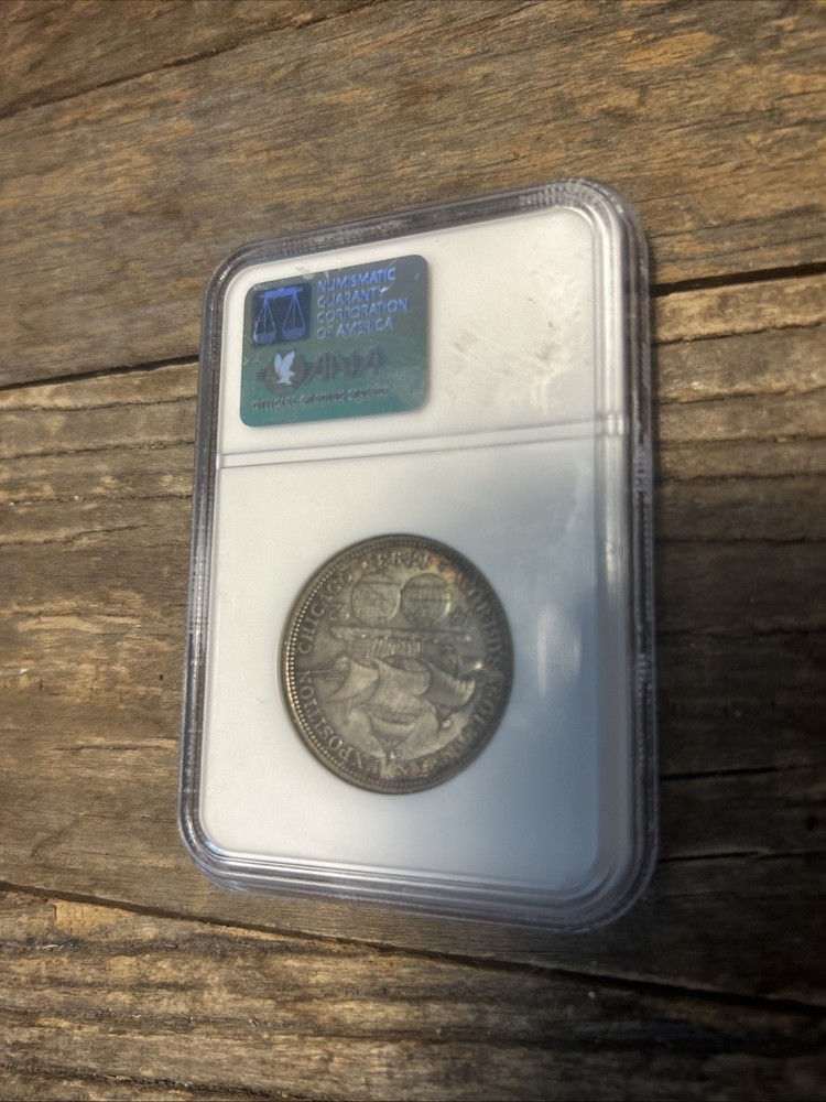 1893 COLUMBIAN HALF DOLLAR MS 62