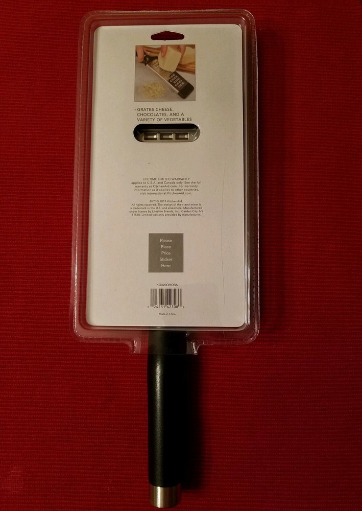 Kitchenaid Black Medium Grater