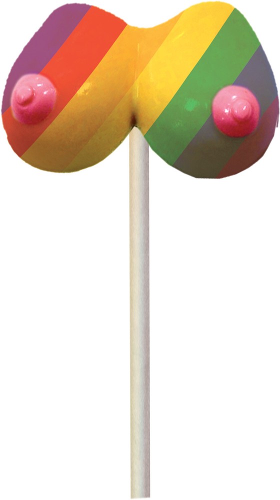 Rainbow Boobie Pops Candy 1.48oz