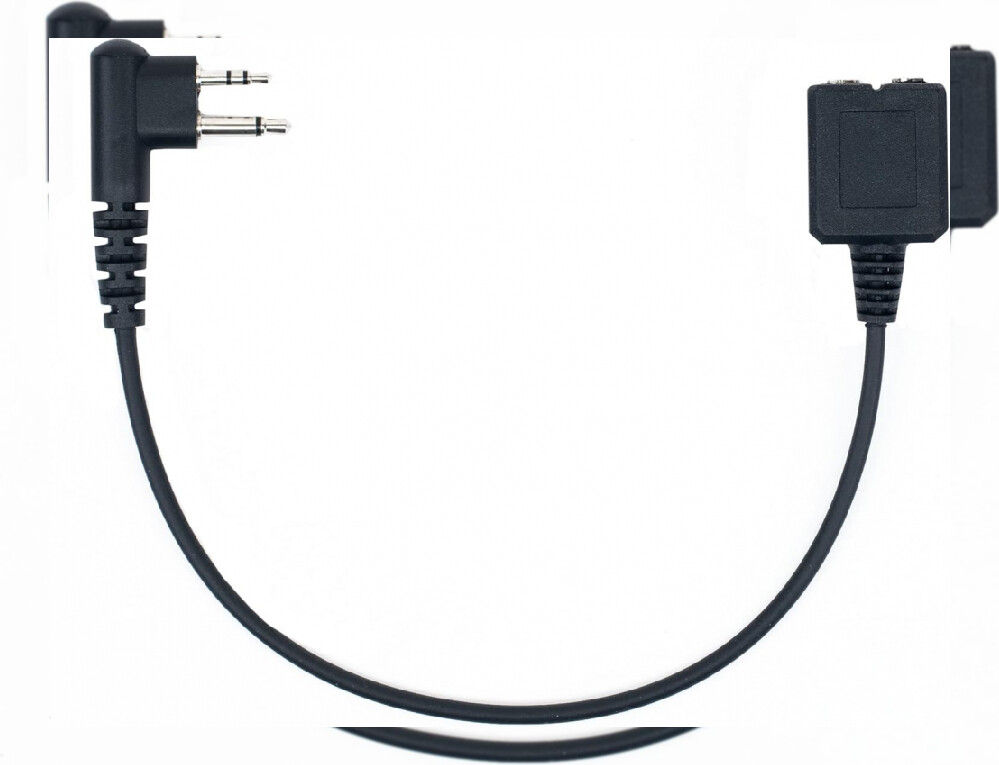 BTECH GMRS-PRO K1 Adaptor Cable for Enhanced Communication Black