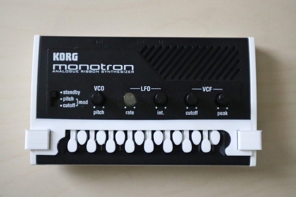 3D printed keyboard for Korg Monotron, Duo, Delay