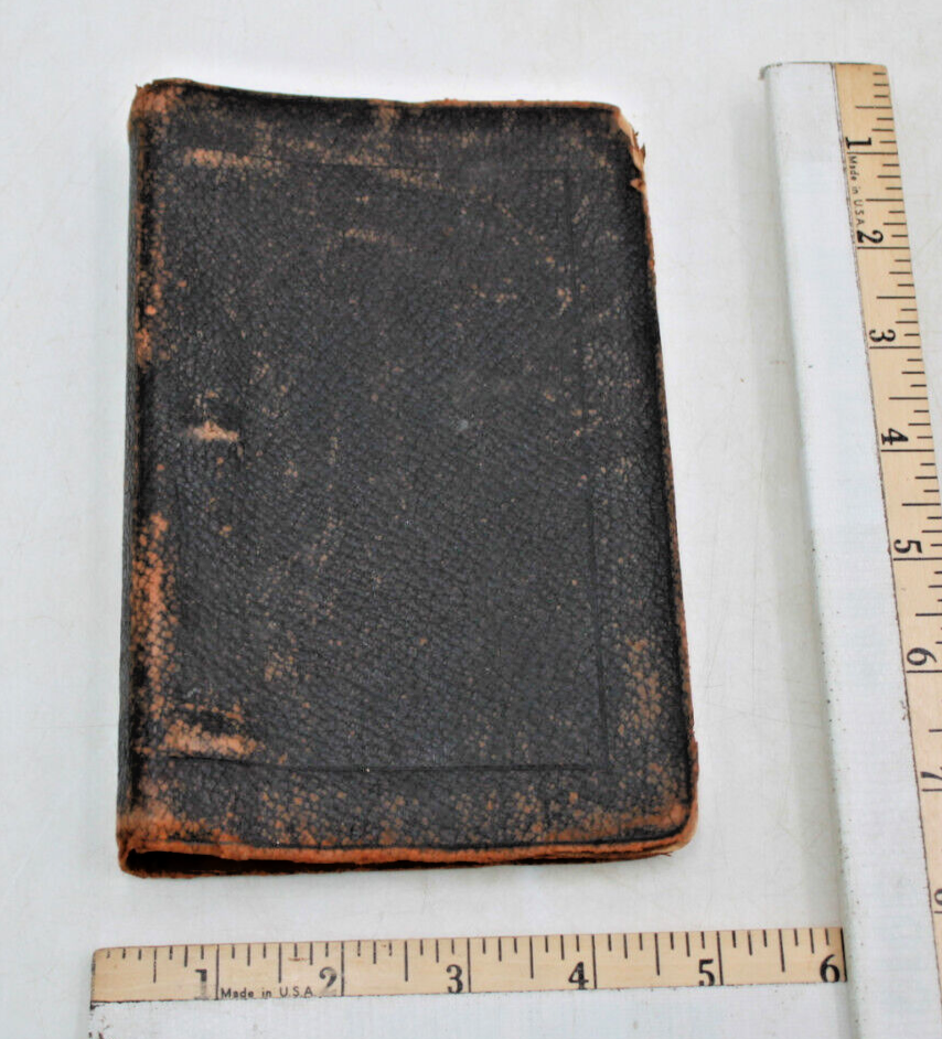 1940s 5x7" Spiral Leather Notebook Trapper Hunter Description CNY Upstate NY Exp