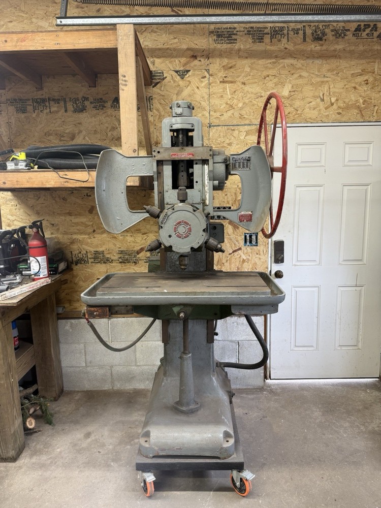Burgmaster 2-B 6 Spindle Drill Turret Press