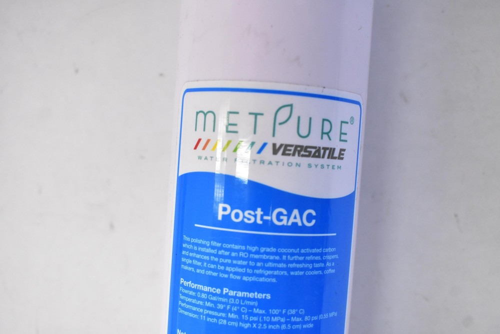 Metpure Versatile Single Blue Quick Twist Filter Replacement Cartridge 2 Pack