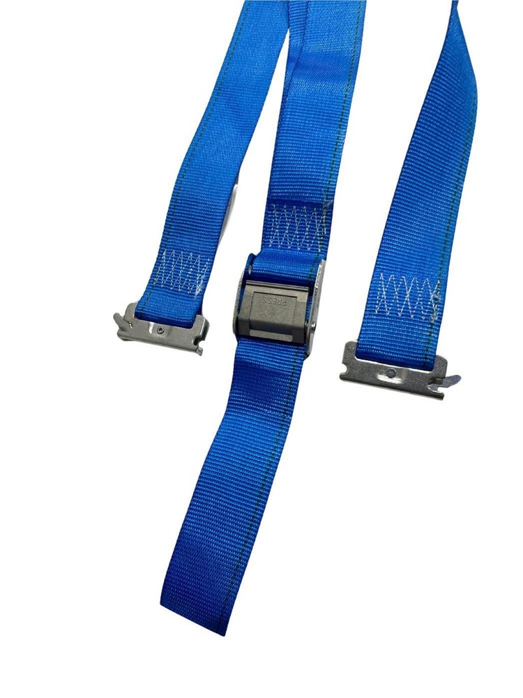 2"x20' Blue E-Track Cam Buckle Strap (20 Pack)