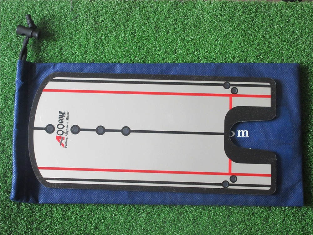 A99 Golf Putting Mirror II New Training Alignment Aid with Bag Pouch