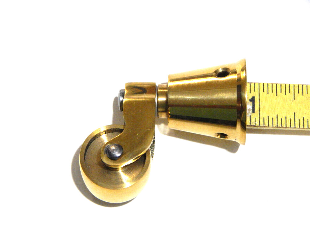 Vintage Classic Philadelphia Brass Caster With Solid Brass Fork and Cup