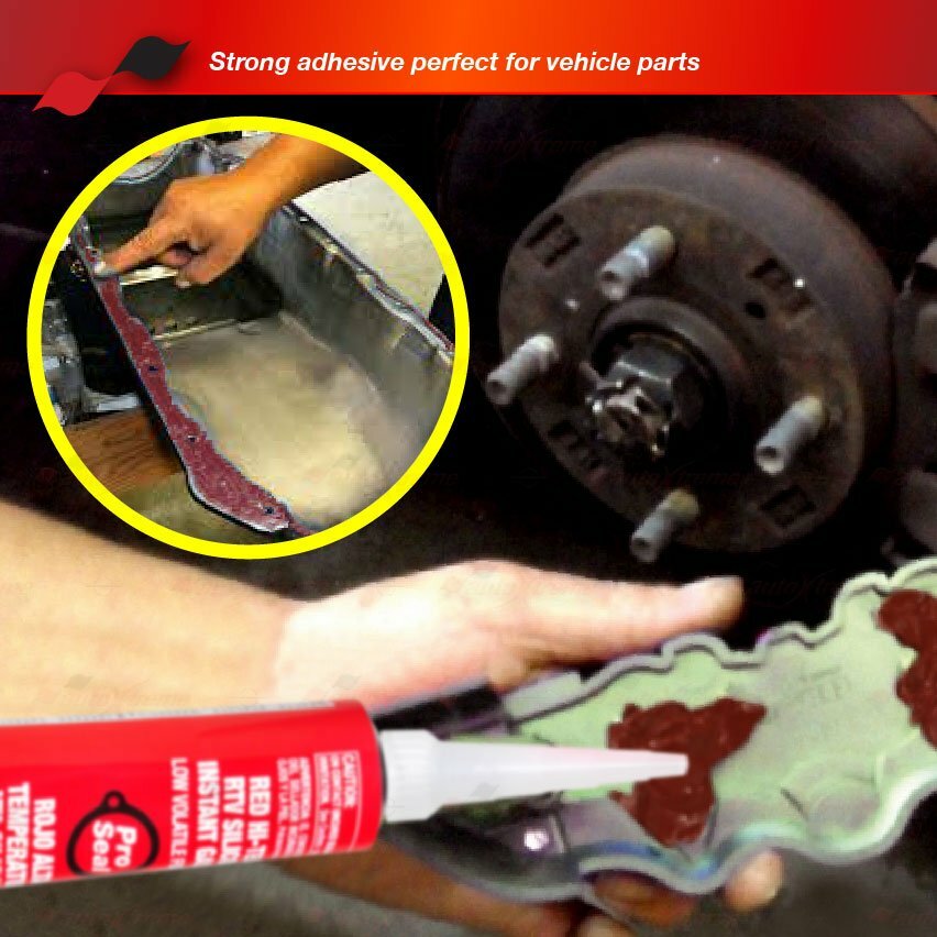 PS High Temp Silicone Adhesive GLUE attach install Brembo BRAKE CALIPER COVERS