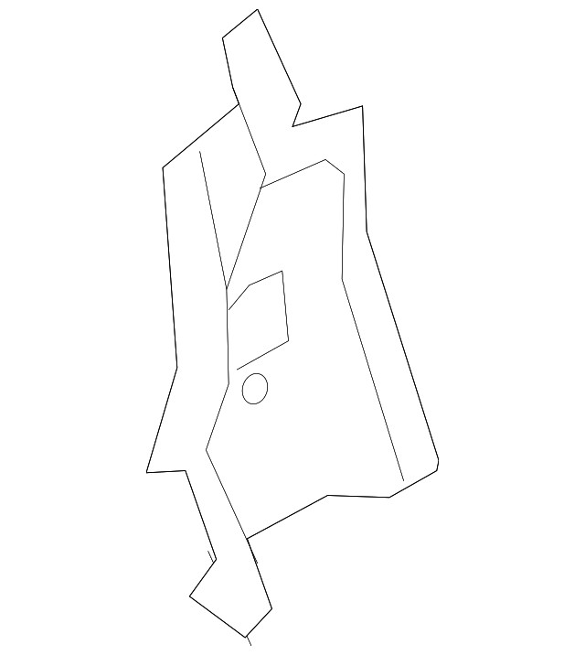 Genuine GM Driver Side Quarter Inner Panel Brace 84142401