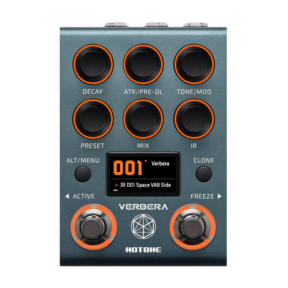 HOTONE Verbera Hardware Convolution Reverb Pedal with Instant IR Loading