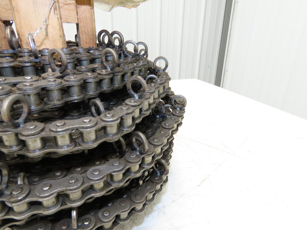 Dematic FMH 20052-000 Cable Chain Loop Ring Attachment #50 Roller Chain 80Ft