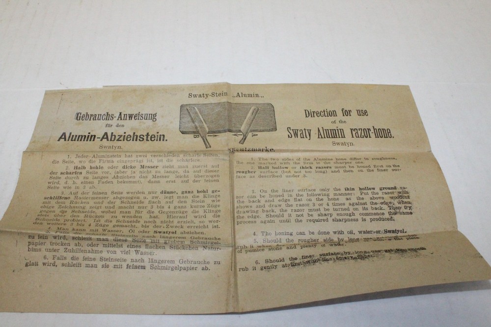 2 Vintage Razor Sharpening Blocks