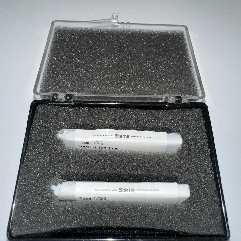 Starna Cell quartz Spectrophotometer Cell, Rectangular, open top