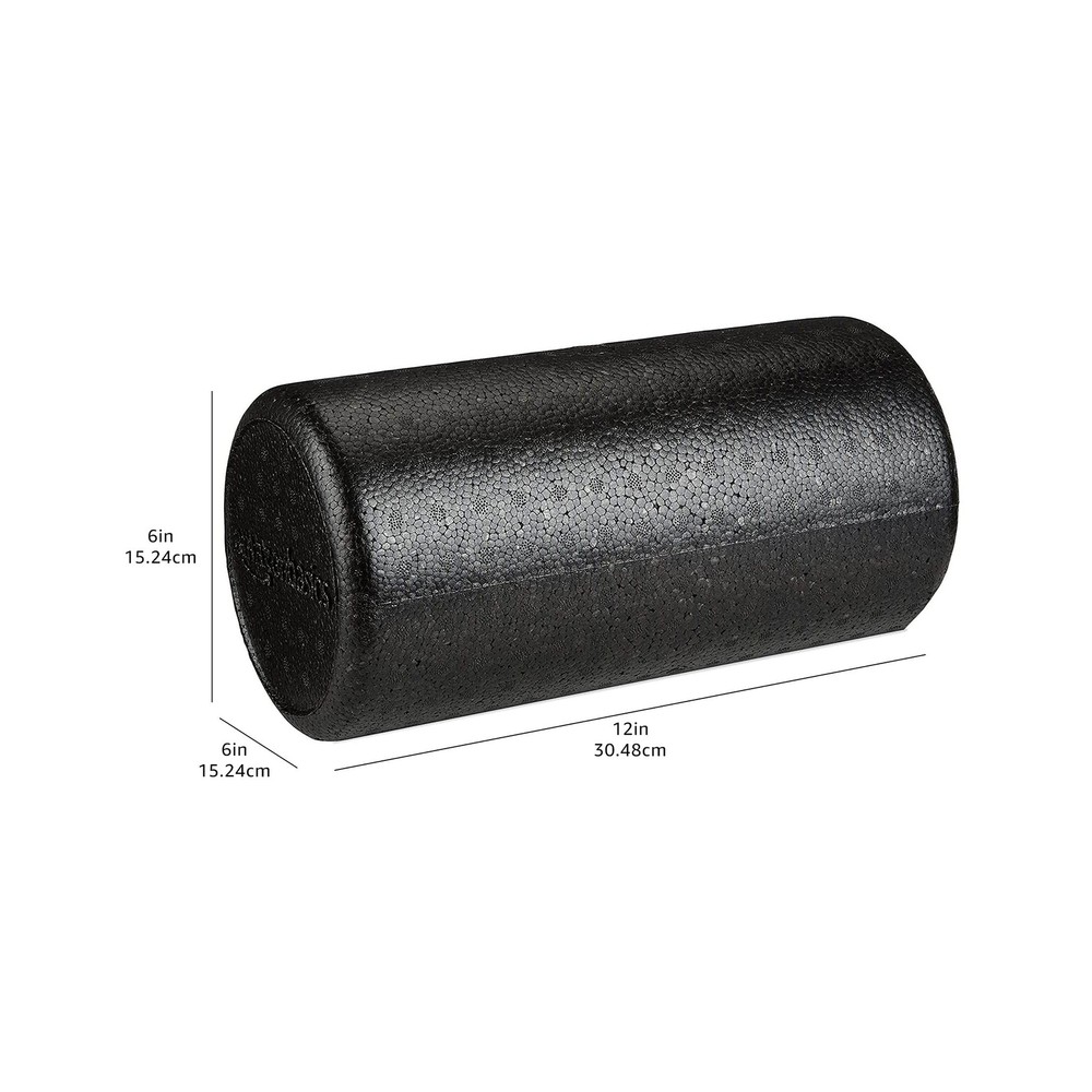 Amazon Basics High-Density Round Foam Roller for Exercise, Massage, Muscle Re...