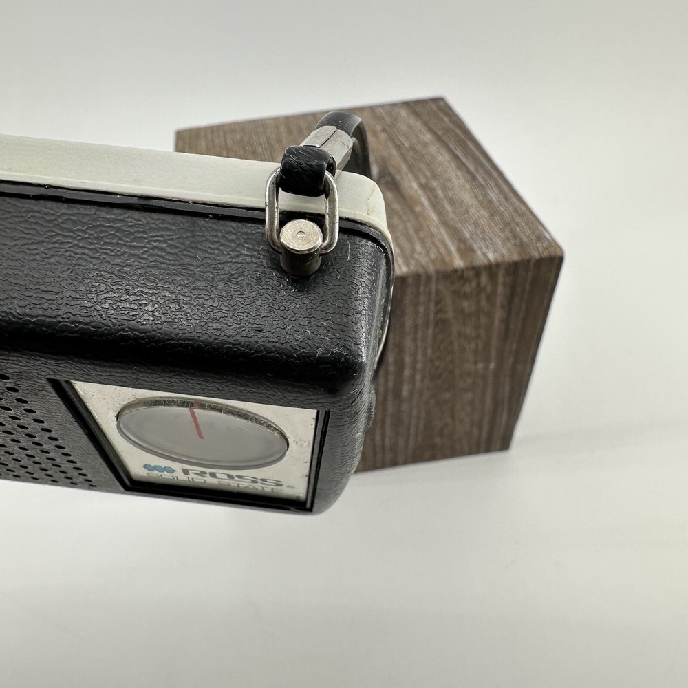 Vintage Ross SOLID STATE Pocket AM RADIO Tested Working Transistor Hand Held