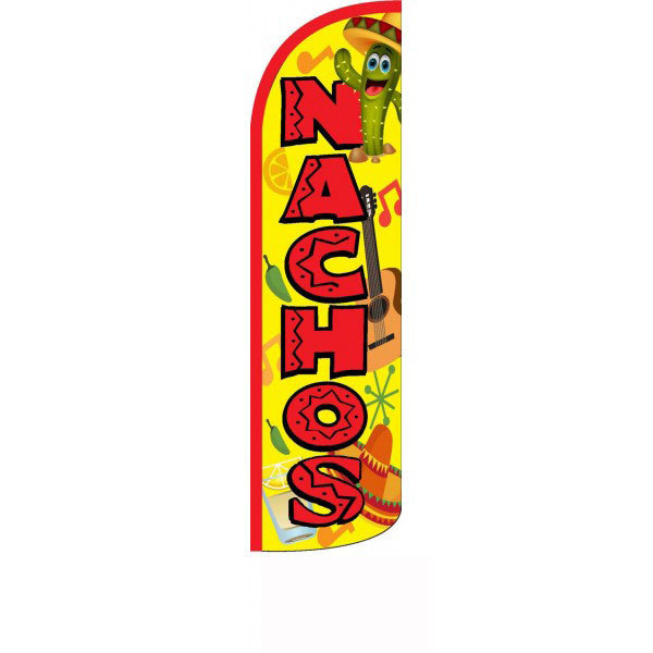 Nachos  Flag Flutter Feather Banner Swooper Windless